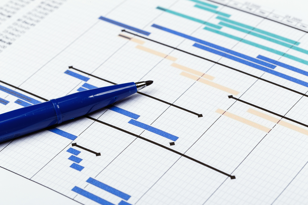 Project plan with pen-2